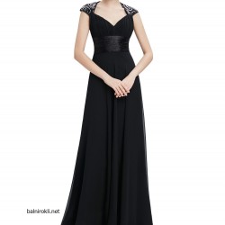 Абитуриентска Бална Черна Рокля Декорация