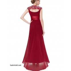 Бална Дълга Червена Рокля Декорации Бална Дълга Червена Рокля Декорации
