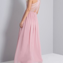 Абитуриентска Розова Бална Рокля Дантела и Шифон 2