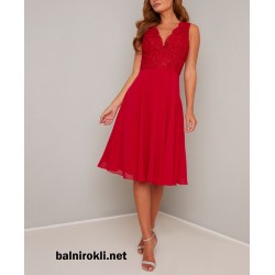 Бална Къса Червена Рокля Бална Къса Червена Рокля