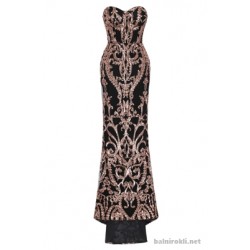 Блестяща Бална Рокля Черно и Златисто Блестяща Бална Рокля Черно и Златисто