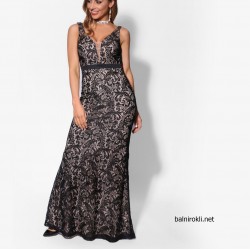 Дълга Дантелена Официална Рокля Русалка