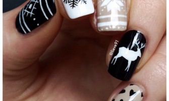 40 Идеи за Коледен Маникюр със Снежинки