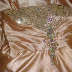 Асиметрична  Бална Официална Виолетова  Рокля Пайети