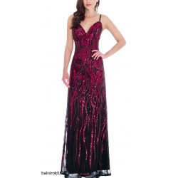 Дълга Елегантна Блестяща Рокля Пайети