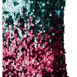 Блестяща Къса Многоцветна Рокля