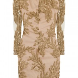 Блестяща Златна Луксозна Рокля