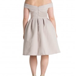 Елегантна Рокля Светлолилав Сатен Макси Размери