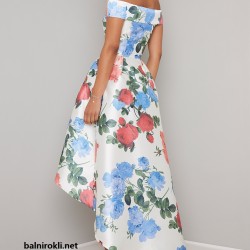 Асиметрична Елегантна Рокля Флорален Принт