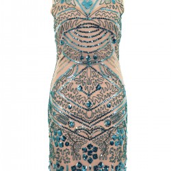  Елегантна Нежна Вечерна Рокля в Ретро Стил