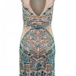  Елегантна Нежна Вечерна Рокля в Ретро Стил