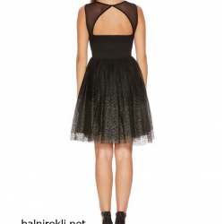  Елегантна Малка Черна Парти Рокля 