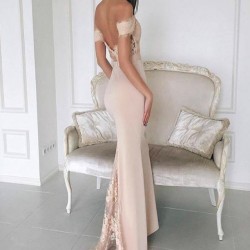 Дълга Елегантна Рокля Цвят Мента Русалка