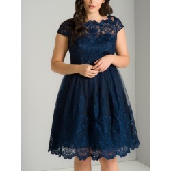 Елегантна Рокля Макси Дами Тъмносин Цвят 3 Елегантна Рокля Макси Дами Тъмносин Цвят 3