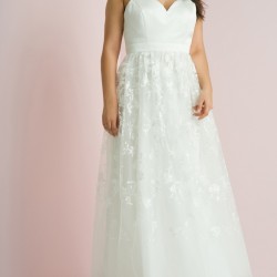 Бална Бяла Дълга Официална Рокля Макси Дами 