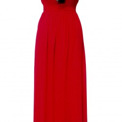 Дълга Официална Елегантна Червена Рокля 