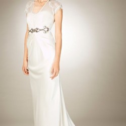 Елегантна Официална Дълга Бална Булчинска Рокля Слонова Кост