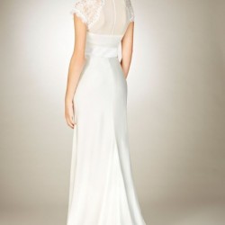 Елегантна Официална Дълга Бална Булчинска Рокля Слонова Кост