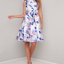 Елегантна Къса Официална Рокля Принт