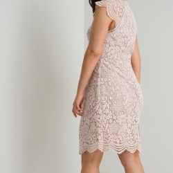 Дантелена Права Официална Рокля Макси Дами