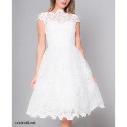 ВЕЧЕРНА КЪСА БЯЛА РОКЛЯ