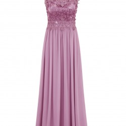 Бална Дълга Вечерна Рокля Розово