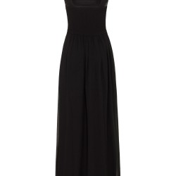 Бална Дълга Черна Рокля Шифон Декорация Пайети Бална Дълга Черна Рокля Шифон Декорация Пайети