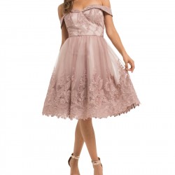 Абитуриентска Къса Лилава Рокличка