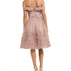 Абитуриентска Къса Лилава Рокличка