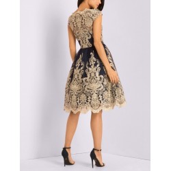 Абитуриентска Елегантна Тъмносиня Официална Рокля Абитуриентска Елегантна Тъмносиня Официална Рокля