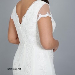 Бяла Бална Дълга Рокля Принцеса Макси Дами