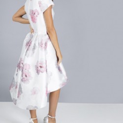 Елегантна Официална Рокля Принт Флорал