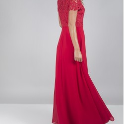 Вечерна Червена Дълга Елегантна Официална Рокля Вечерна Червена Дълга Елегантна Официална Рокля