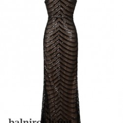 Абитуриентска Блестяща Черна Рокля Пайети Русалка