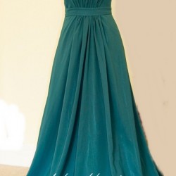 Абитуриентска Дълга Бална Рокля Морскосин Цвят Едно Рамо Абитуриентска Дълга Бална Рокля Морскосин Цвят Едно Рамо