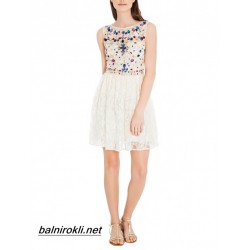  Бална Луксозна Къса Официална Рокля Камъни