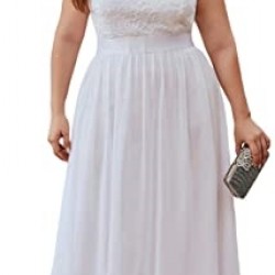 Дълга Бяла Вечерна Рокля Шифон 