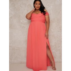 Дълга Бална Рокля Корал Макси Дами Дълга Бална Рокля Корал Макси Дами