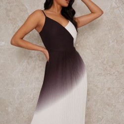 Абитуриентска Къса Рокля Два Цвята