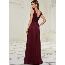 Дълга Вечерна Рокля Бордо