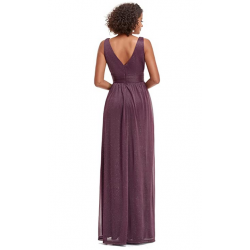 Дълга Вечерна Лилава Рокля