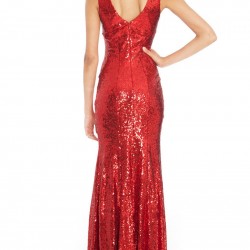 Червена Дълга Бална Рокля Холивуд